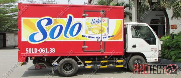 dán quảng cáo thùng xe tải