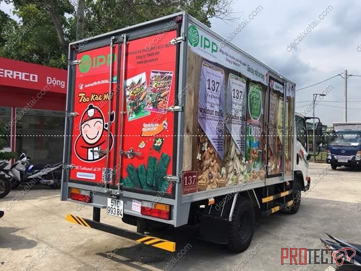 Dán decal xe tải