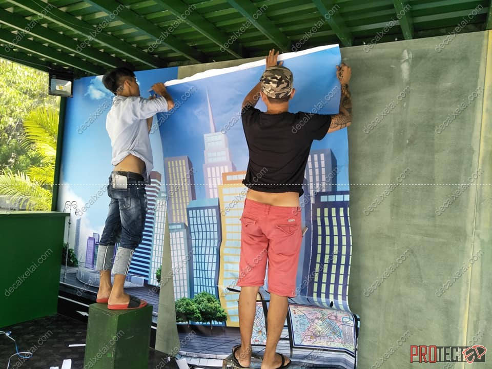 Thi công pano hiflex