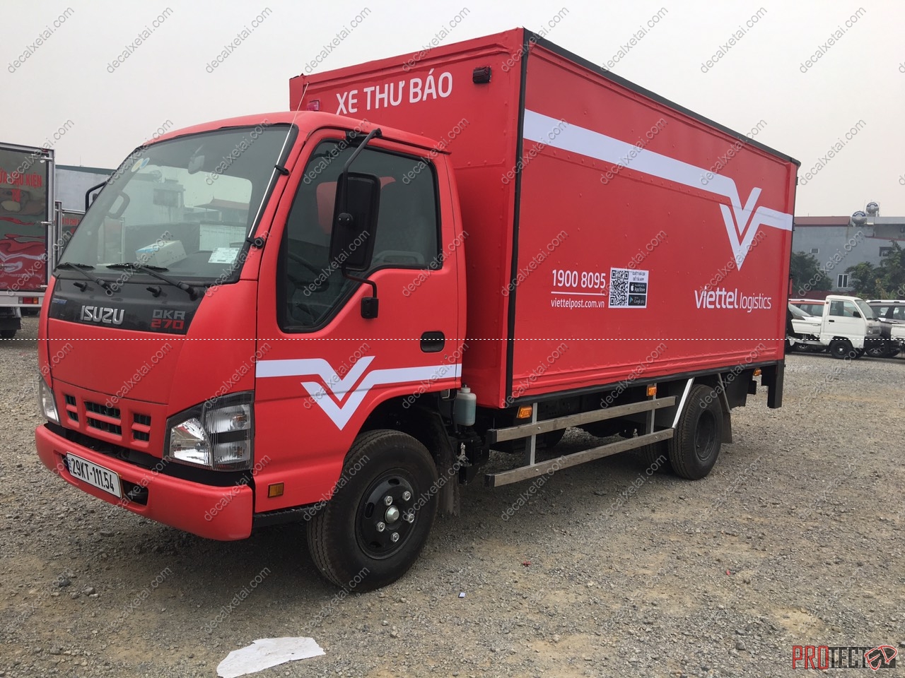 dán quảng cáo thùng xe tải