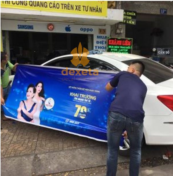 Chiến dịch decal quảng cáo TMV Ngọc Dung