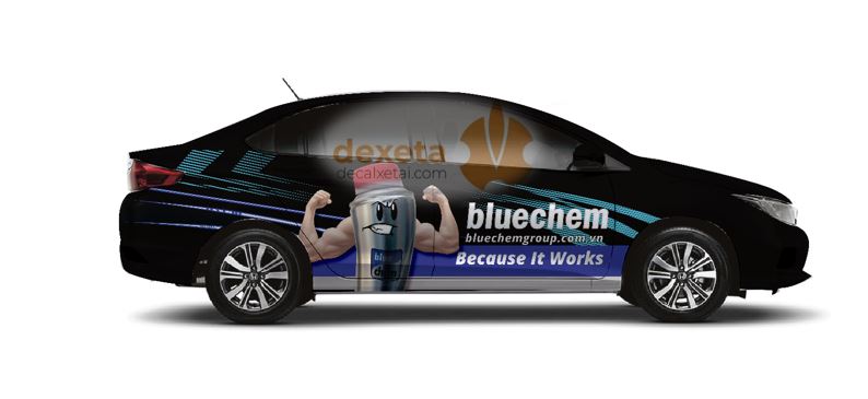 dán decal quảng cáo trên xe