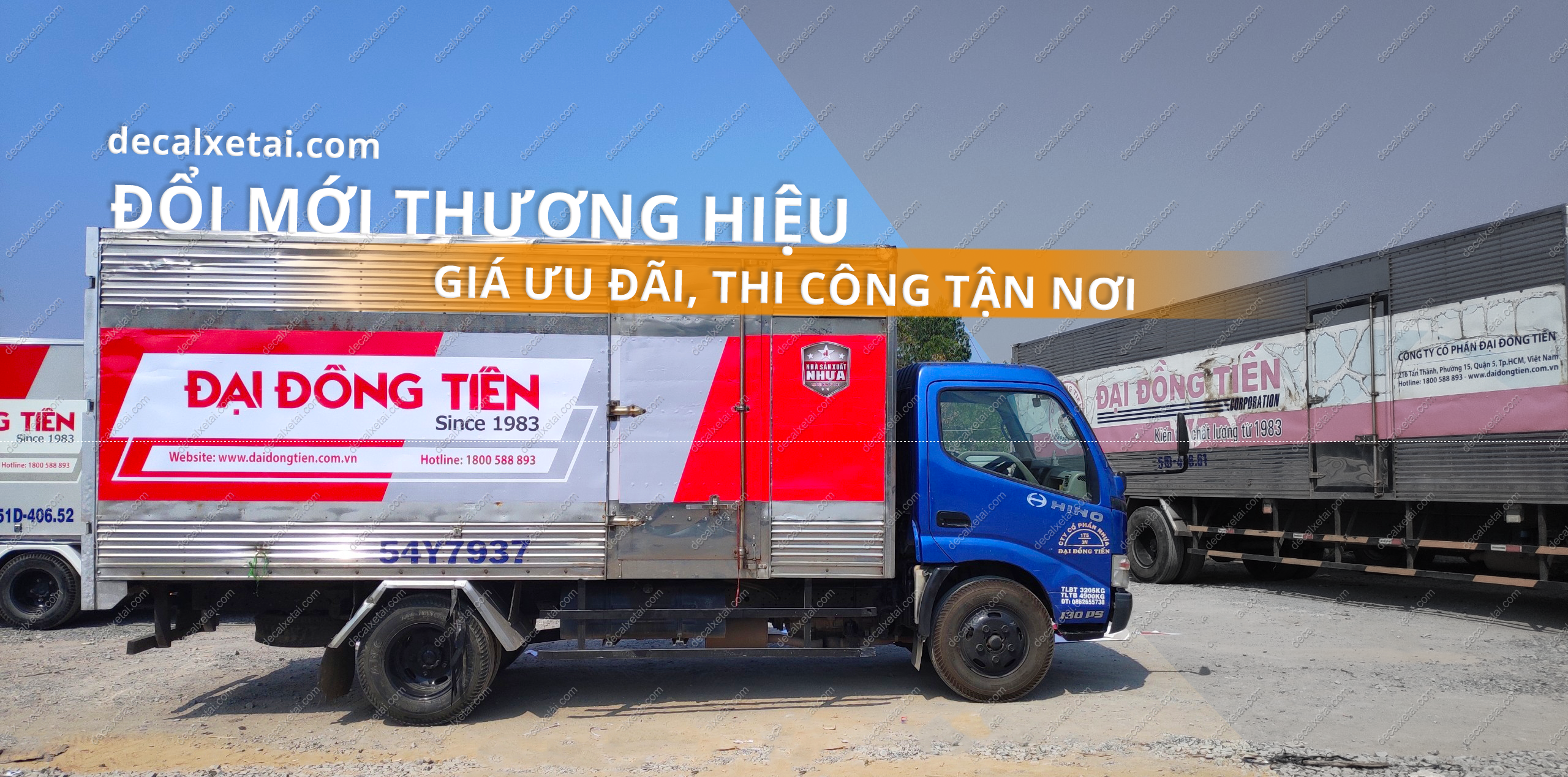 Dán decal dán xe ô tô tải - Ưu đãi giá tốt, thi công số lượng lớn