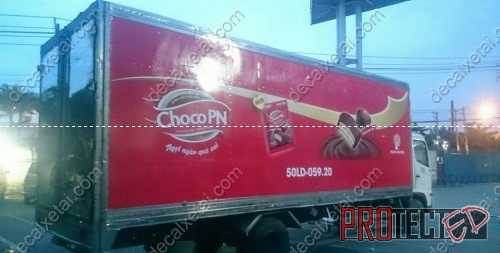 dán quảng cáo thùng xe tải